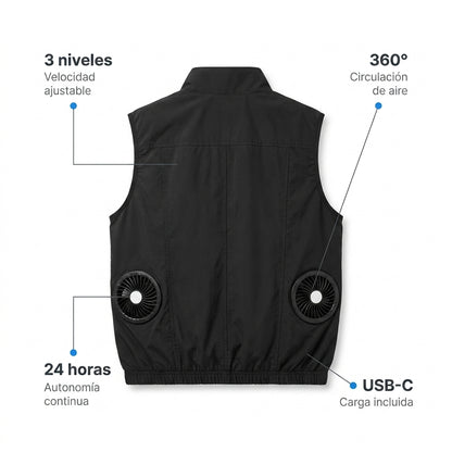 Chaleco con Ventilador Refrigerante