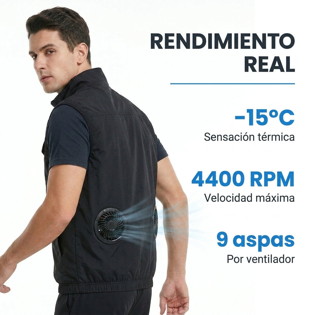 Chaleco con Ventilador Refrigerante
